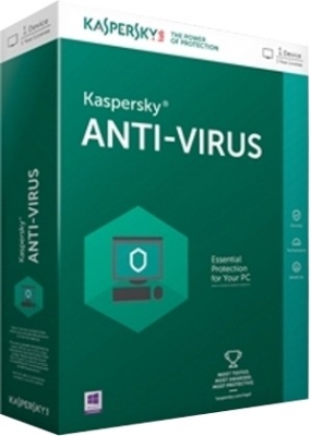 Kaspersky Anti-virus 2016 1 PC 1 Year